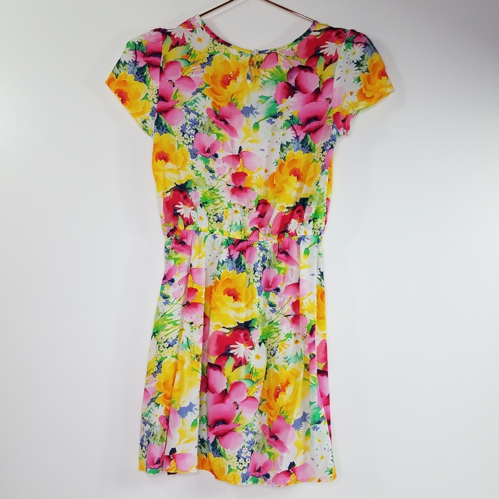 Gap Kids Short Sleeve Floral Spring Dress Size XL (12) - Picture 4 of 9